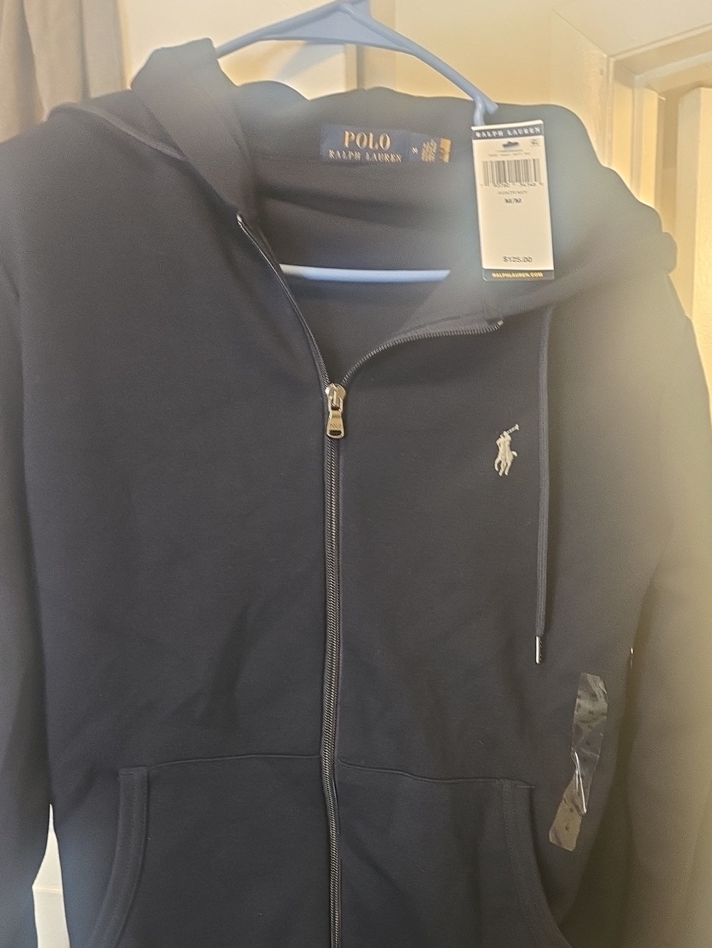 Polo by Ralph Lauren Kids Navy Full-Zip Hoodie with Pony Logo